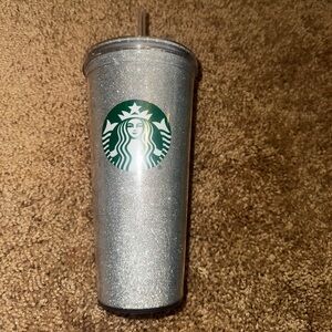 Starbucks Silver Glitter Tumbler